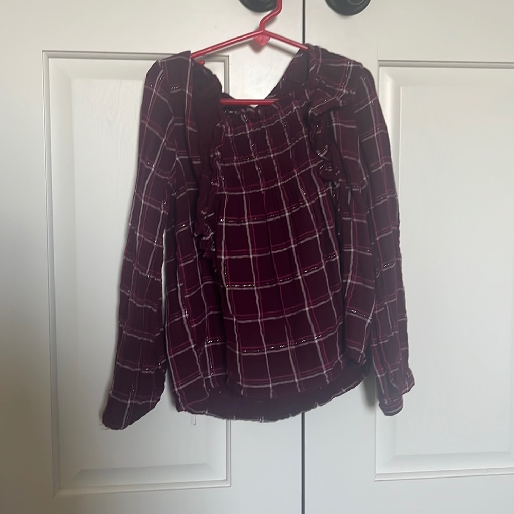 Justice size 10 for girls. Fall long sleeve shirt.